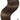 Chocolate Dark Brown clip-in ponytail extensions, 35–55 cm, 100% human hair – Rubin Extensions®