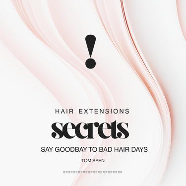 E-book "Hair Extensions Secrets & Care Secrets", digital guide to caring for human hair extensions – Rubin Extensions®