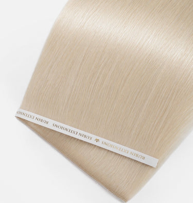Light Blonde Genius Weft tape-in extensions, Premium Line, 100% Remy human hair – Rubin Extensions®