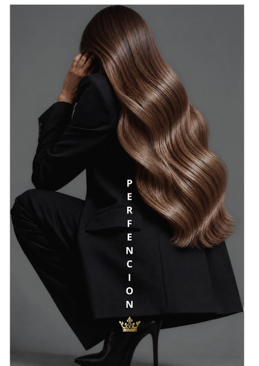 Hair Wefts - Genius Wefts -Tape-in Human Hair Extensions Natural Golden Brown Premium Line
