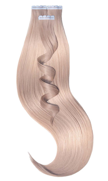 Hazelnut Brown Excellence Line tape-in extensions, 100% human hair, 45 cm – Rubin Extensions®