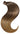 Chocolate Dark Brown & Light Brown Caramel ponytail, 100% human hair, 56 cm, Sombré blend – Rubin Extensions®