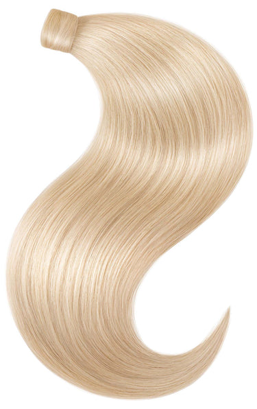 Honey Blonde clip-in ponytail extensions, 35–55 cm, 100% human hair – Rubin Extensions®