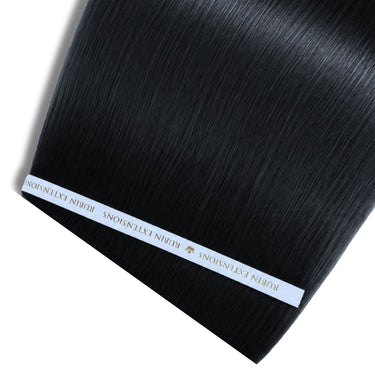 Black Genius Weft, 25–55 cm, Premium Line – Rubin Extensions®