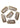 Brown replacement clips for attaching clip-in human hair extensions – Rubin Extensions®