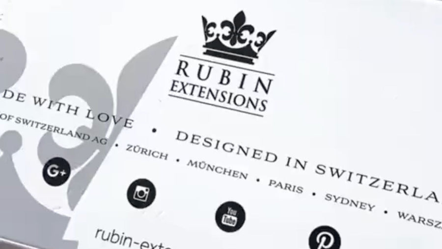 Rubin Extensions hair care range for extensions and natural hair