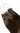 Detail of glossy Remy human hair strands, Pro-Deluxe microrings in Chocolate Dark Brown – Rubin Extensions®