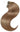 Pro-Deluxe microring strands in warm Light Brown Caramel, 100% Remy human hair – Rubin Extensions®