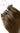 Detail of glossy Natural Golden Brown strands, Pro-Deluxe microrings – Rubin Extensions®