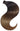 Ponytail luxury extensions, Sombré Black & Chocolate Dark Brown, 100% human hair, 36–56 cm – Rubin Extensions®