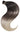 Clip-in ponytail luxury extensions, Sombré Black & Silver Blonde, 36–56 cm, 100% human hair – Rubin Extensions®