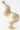 Close-up of Platinum Blonde bulk human hair, glossy 51–60 cm strands – Rubin Extensions®