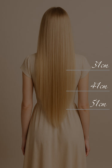 Outdoor lifestyle portrait with Chocolate Dark Brown & Silver Blonde tape-in extensions – Rubin Extensions®