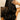 Back view of model with long Black-Brown hair from clip-in extensions – Rubin Extensions®