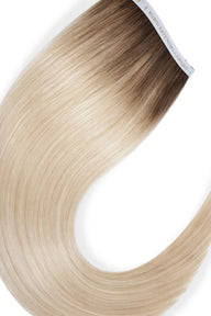 Genius Weft tape-in extensions in Honey-Blond balayage, Premium Line, 100% Remy human hair – Rubin Extensions®