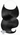 Black halo one-piece hairpiece, invisible human hair band, Diamond Line – Rubin Extensions®