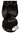 Black-Brown invisible clip-in extensions, full view, 30–50 cm, 100% human hair – Rubin Extensions®